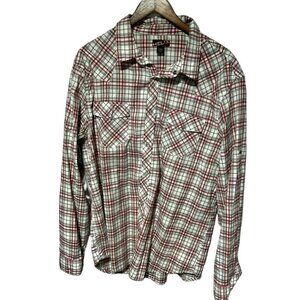 Men's Helix Multicolor Plaid Shirt Size XXL